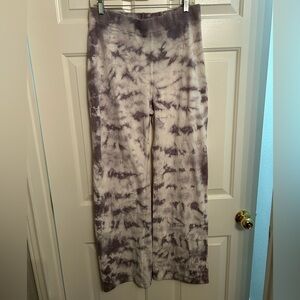 Tie-Dye Sage Green Flair Pants